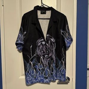 VITRIOL button up tee